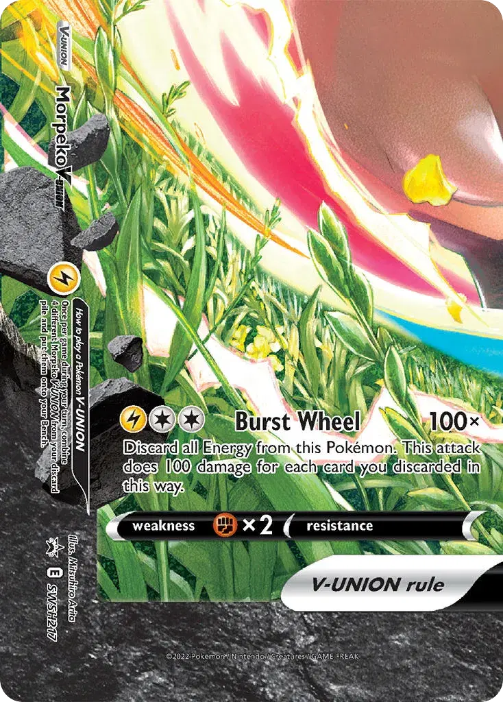 Morpeko V-UNION SWSH Black Star Promos SWSH217