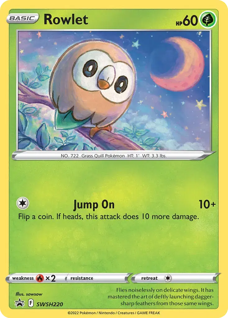 Rowlet SWSH Black Star Promos SWSH220