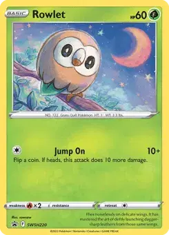 Rowlet SWSH Black Star Promos