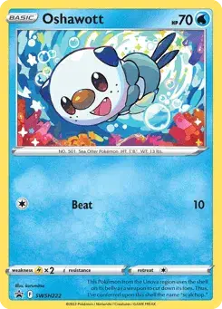 Oshawott SWSH Black Star Promos
