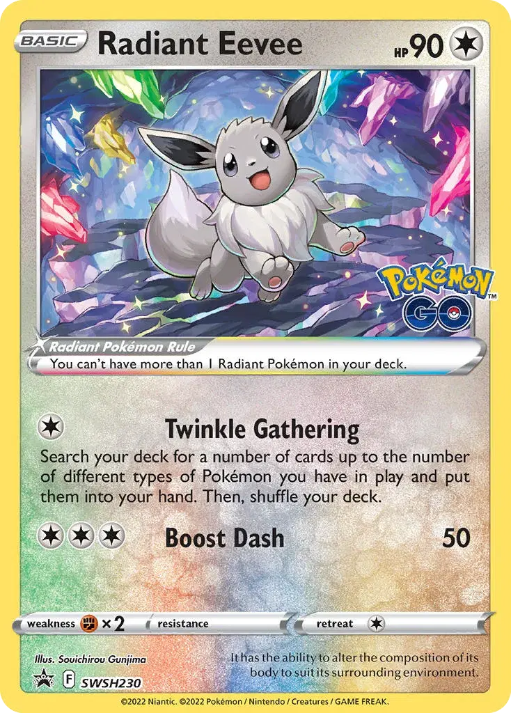 Radiant Eevee SWSH Black Star Promos SWSH230