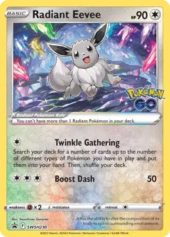 Radiant Eevee SWSH Black Star Promos