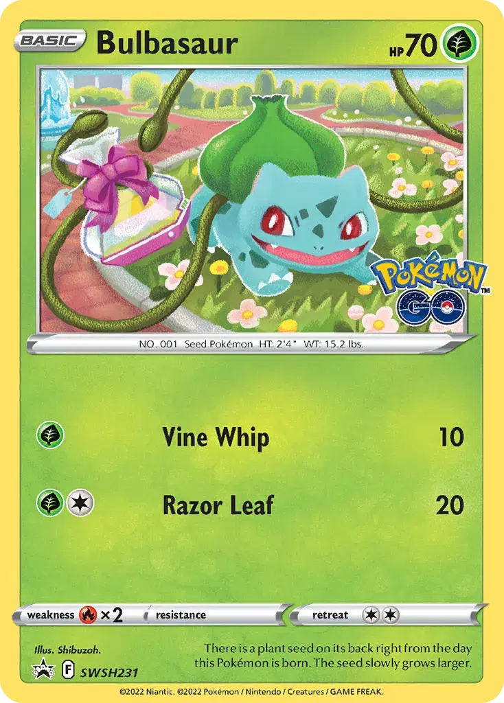 Bulbasaur SWSH Black Star Promos SWSH231
