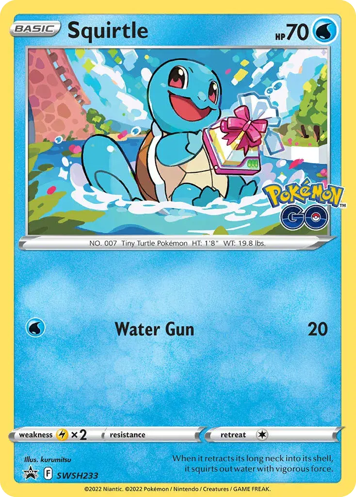 Squirtle SWSH Black Star Promos SWSH233