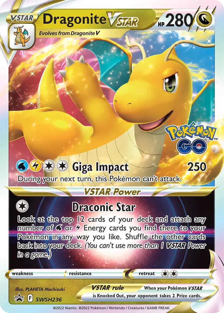 Dragonite VSTAR SWSH Black Star Promos SWSH236