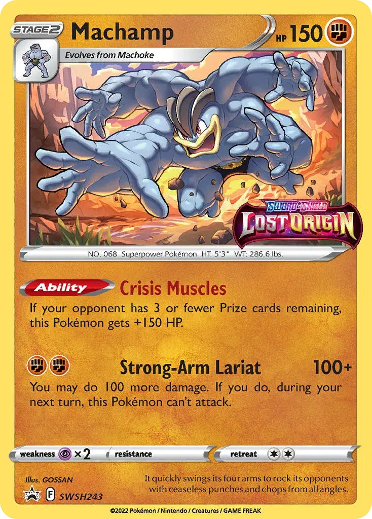 Machamp SWSH Black Star Promos SWSH243