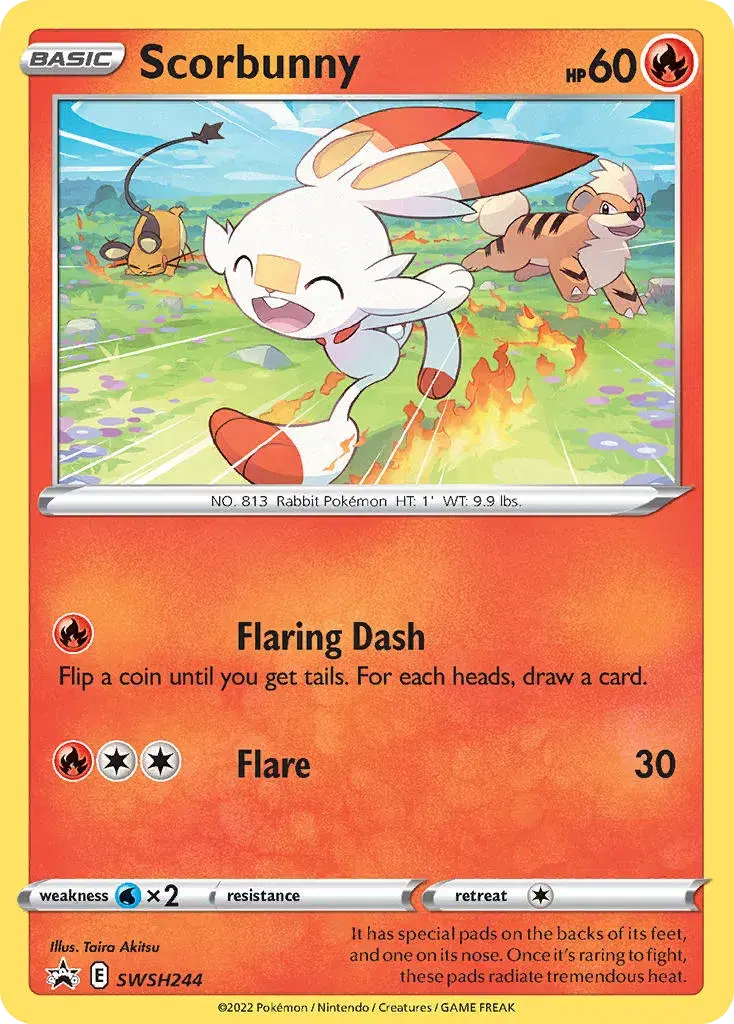 Scorbunny SWSH Black Star Promos SWSH244