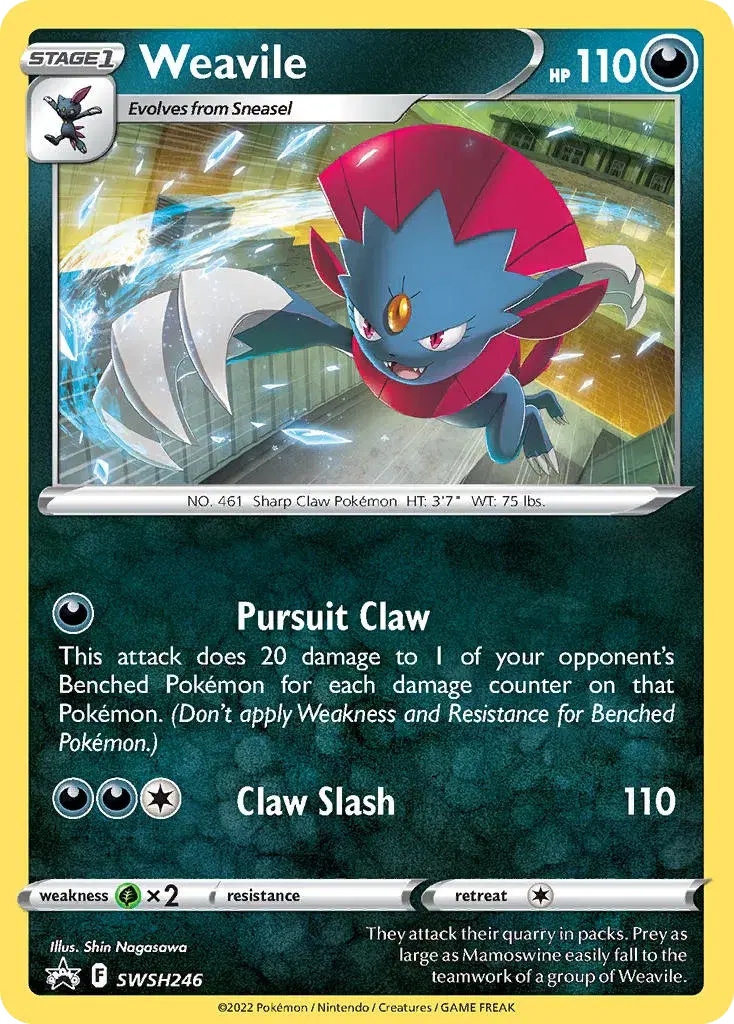 Weavile SWSH Black Star Promos SWSH246