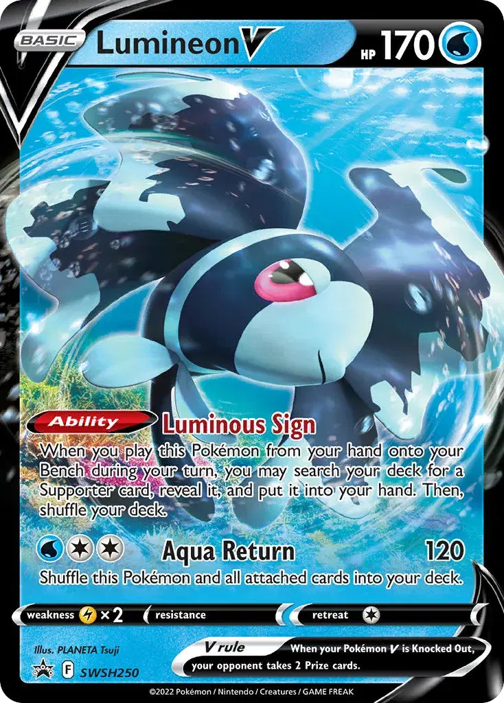 Lumineon V SWSH Black Star Promos SWSH250