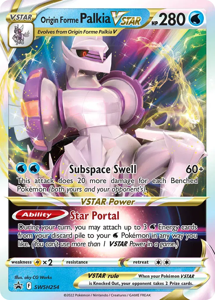 Origin Forme Palkia VSTAR SWSH Black Star Promos SWSH254