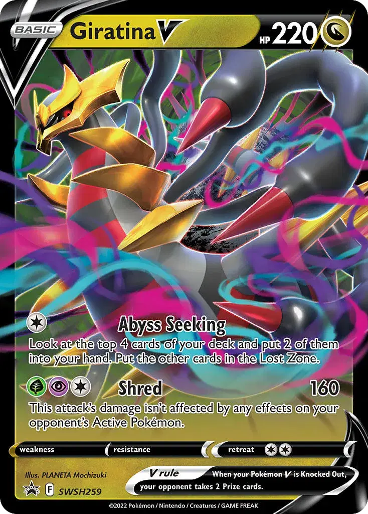 Giratina V SWSH Black Star Promos SWSH259