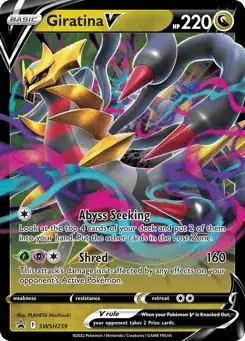 Giratina V SWSH Black Star Promos