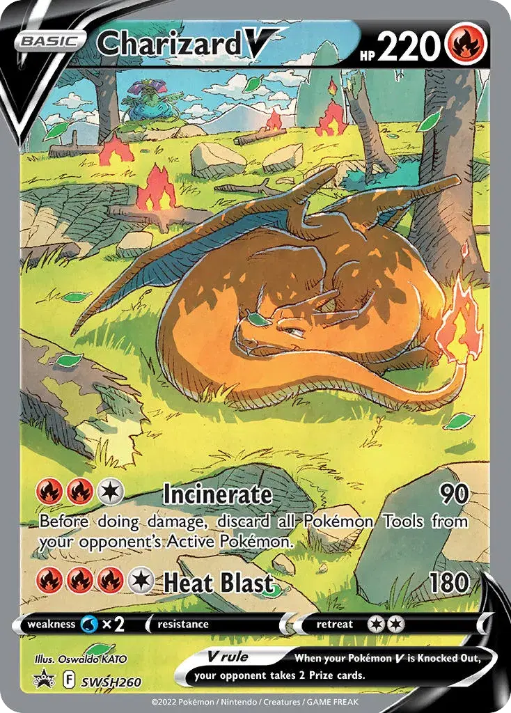 Charizard V SWSH Black Star Promos SWSH260