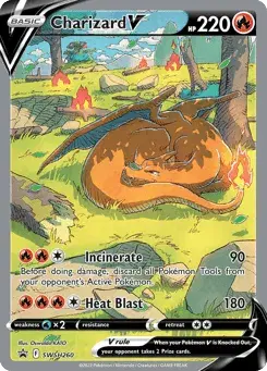 Charizard V SWSH Black Star Promos