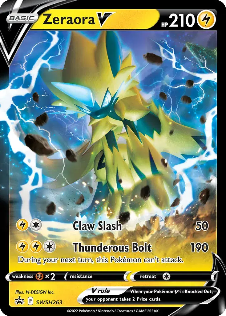 Zeraora V SWSH Black Star Promos SWSH263