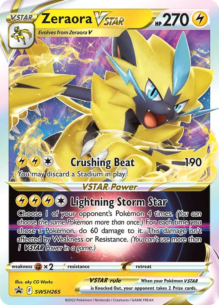 Zeraora VSTAR SWSH Black Star Promos SWSH265