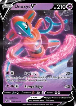 Deoxys V SWSH Black Star Promos