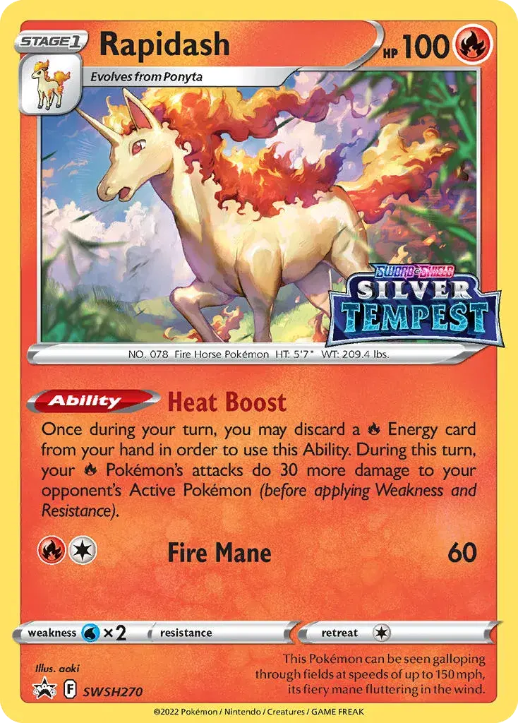 Rapidash SWSH Black Star Promos SWSH270