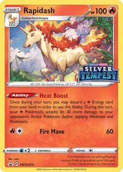 Rapidash SWSH Black Star Promos