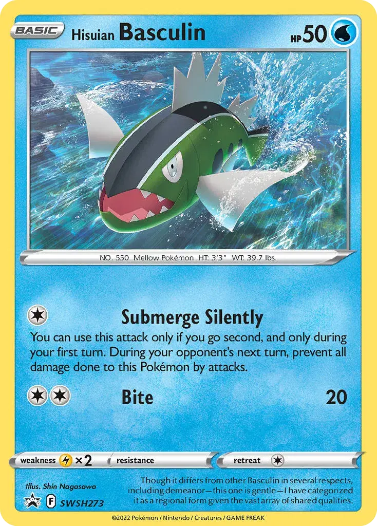 Hisuian Basculin SWSH Black Star Promos SWSH273