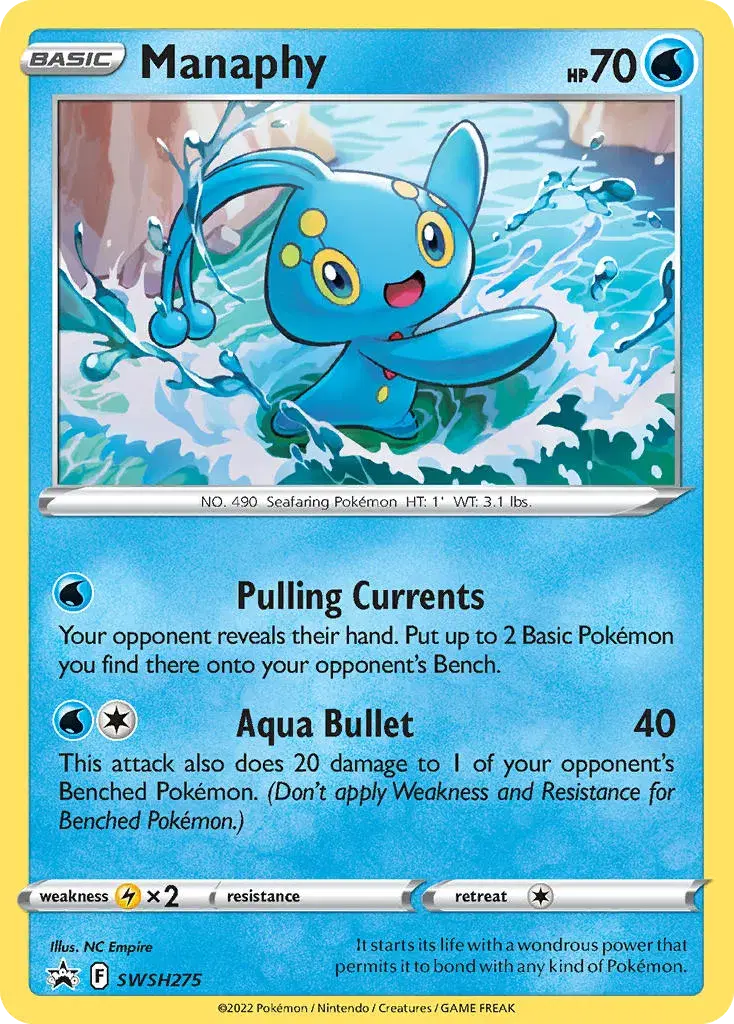 Manaphy SWSH Black Star Promos SWSH275