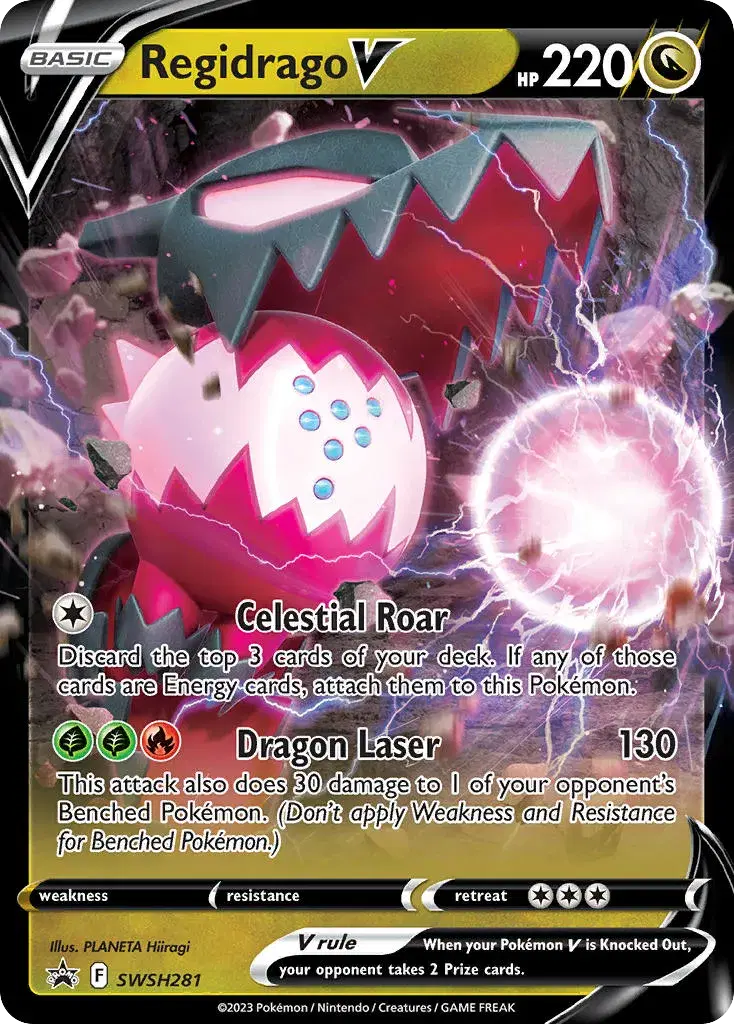 Regidrago V SWSH Black Star Promos SWSH281