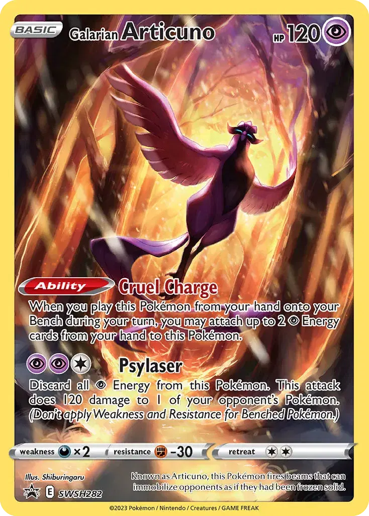 Galarian Articuno SWSH Black Star Promos SWSH282
