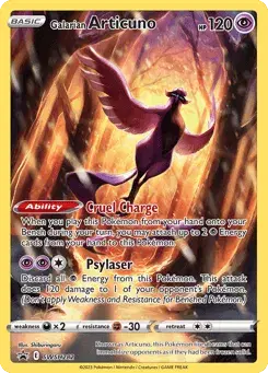 Galarian Articuno SWSH Black Star Promos