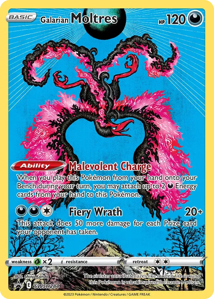 Galarian Moltres SWSH Black Star Promos SWSH284