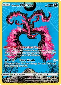 Galarian Moltres SWSH Black Star Promos