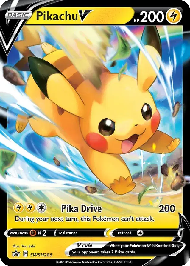 Pikachu V SWSH Black Star Promos SWSH285