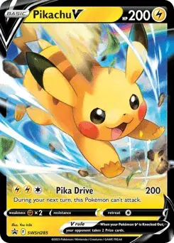 Pikachu V SWSH Black Star Promos