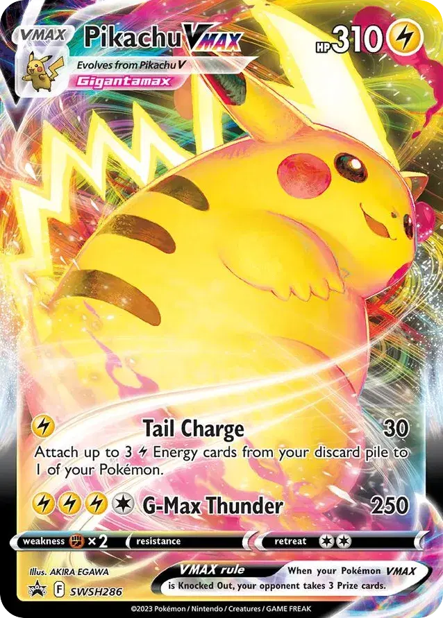 Pikachu VMAX SWSH Black Star Promos SWSH286