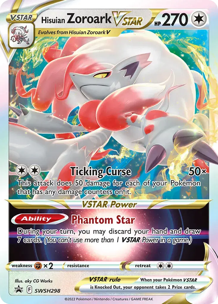 Hisuian Zoroark VSTAR SWSH Black Star Promos SWSH298