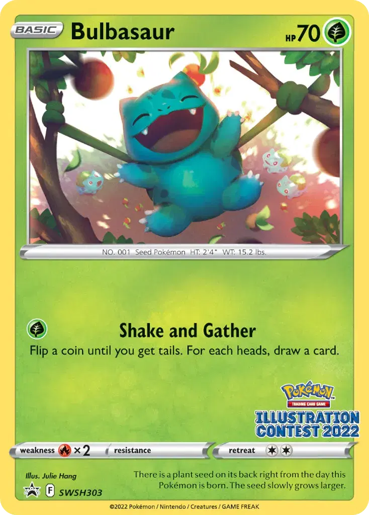 Bulbasaur SWSH Black Star Promos SWSH303