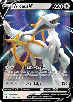 Arceus V SWSH Black Star Promos