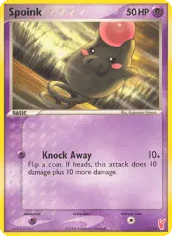 Spoink EX Trainer Kit 2 Plusle