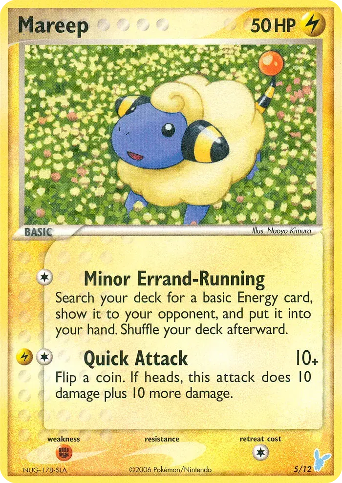 Mareep EX Trainer Kit 2 Minun 5