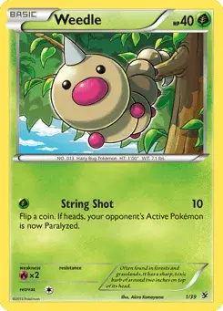 Weedle Kalos Starter Set