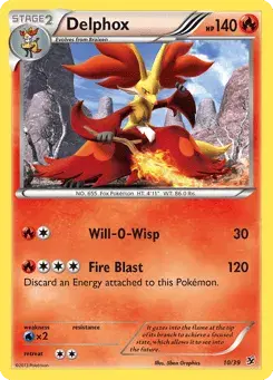Delphox Kalos Starter Set