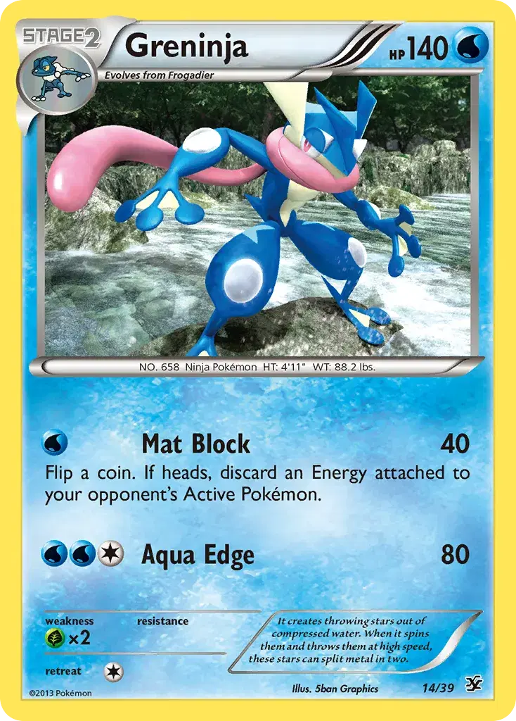 Greninja Kalos Starter Set 14