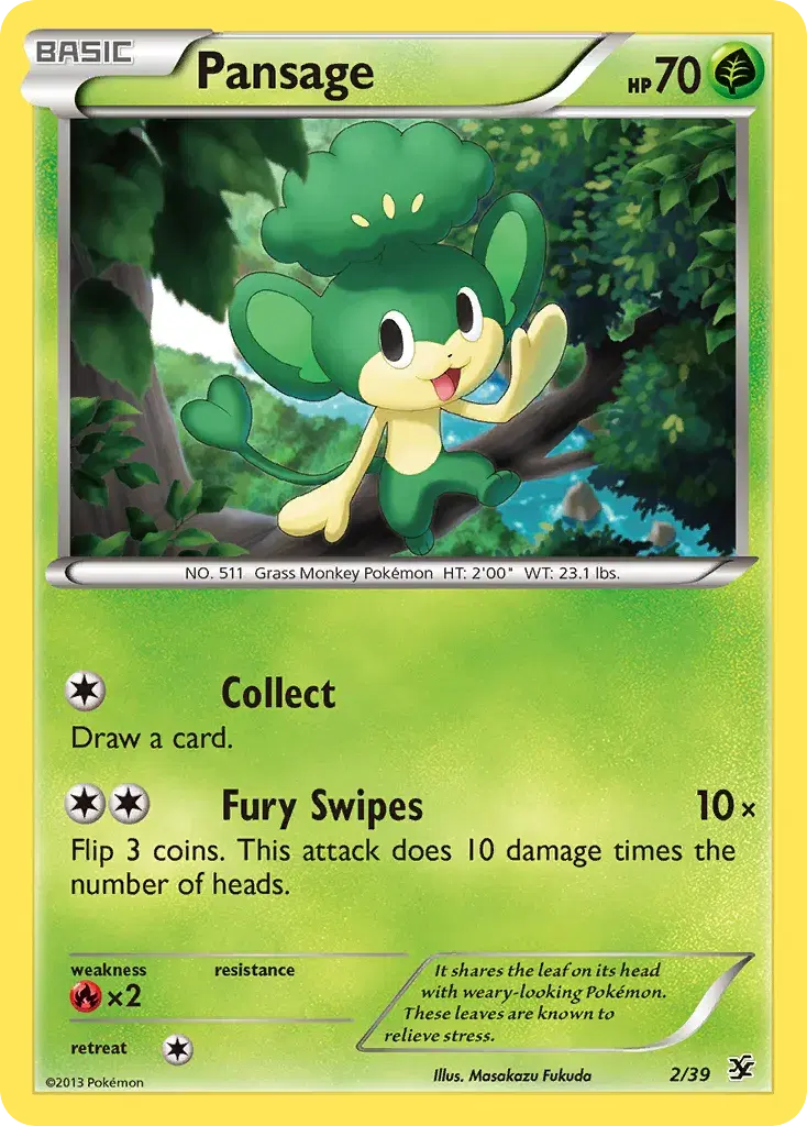 Pansage Kalos Starter Set 2