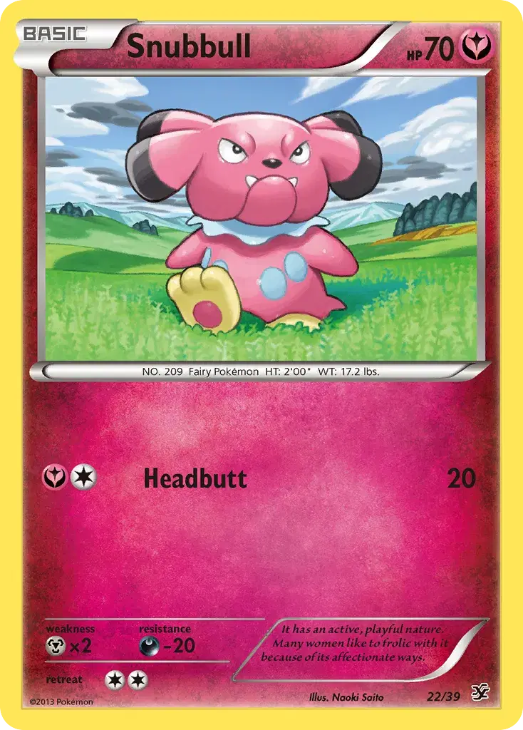 Snubbull Kalos Starter Set 22