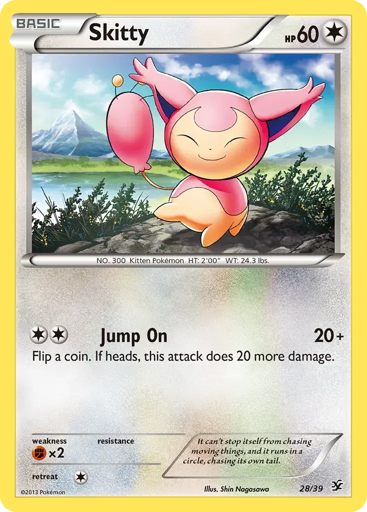 Skitty Kalos Starter Set 28