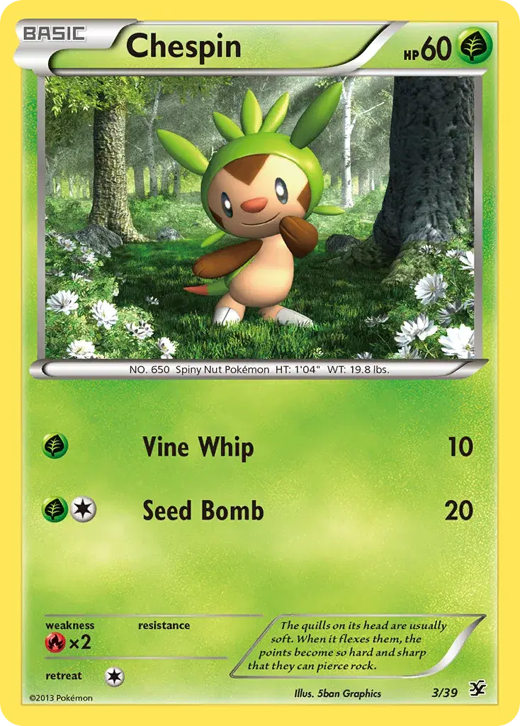 Chespin Kalos Starter Set 3