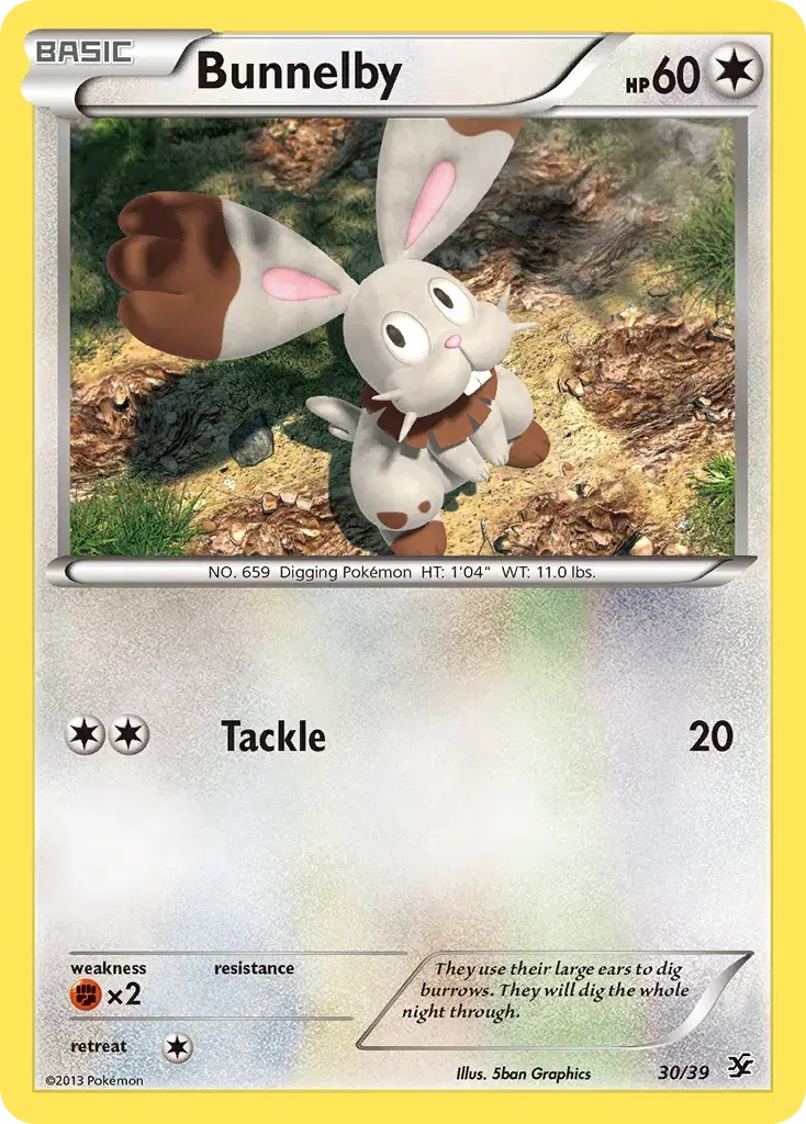 Bunnelby Kalos Starter Set 30