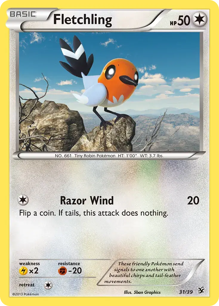 Fletchling Kalos Starter Set 31