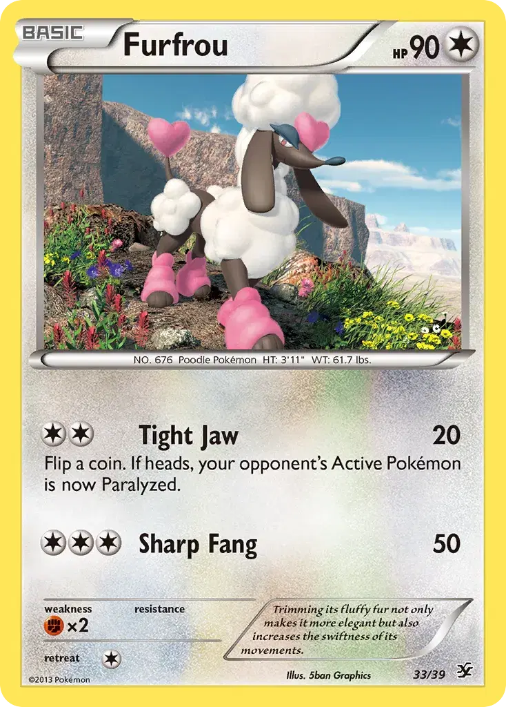 Furfrou Kalos Starter Set 33