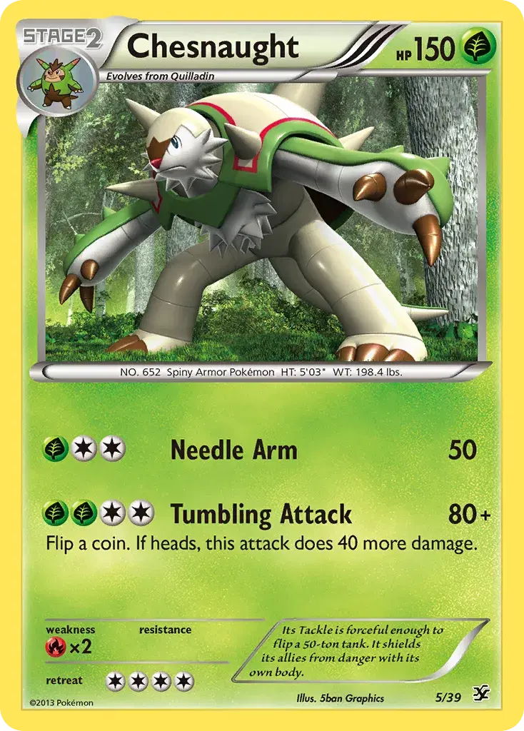 Chesnaught Kalos Starter Set 5