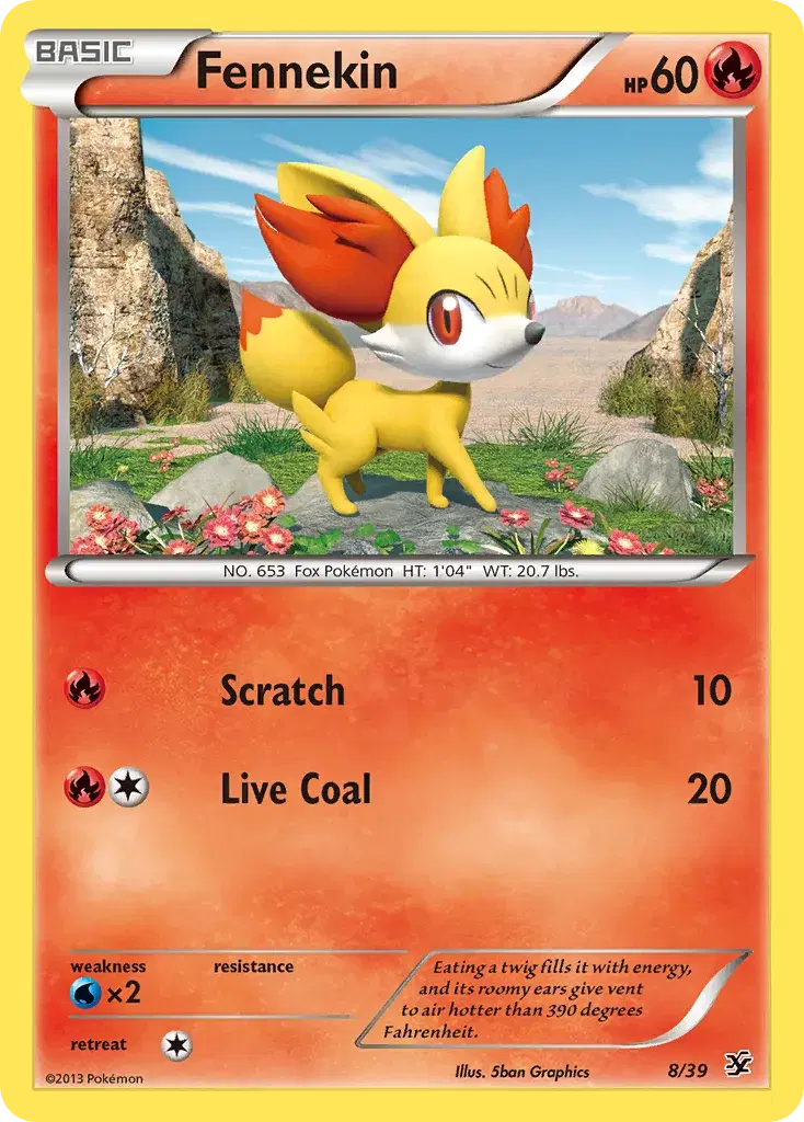 Fennekin Kalos Starter Set 8